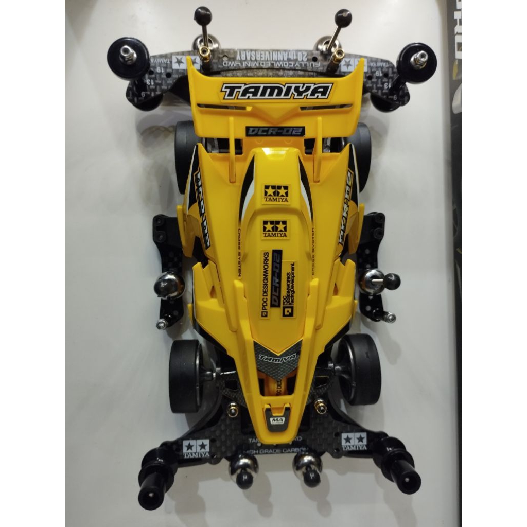 TAMIYA DCR02 CUSTOM SIDE DAMPER SIAP BALAP