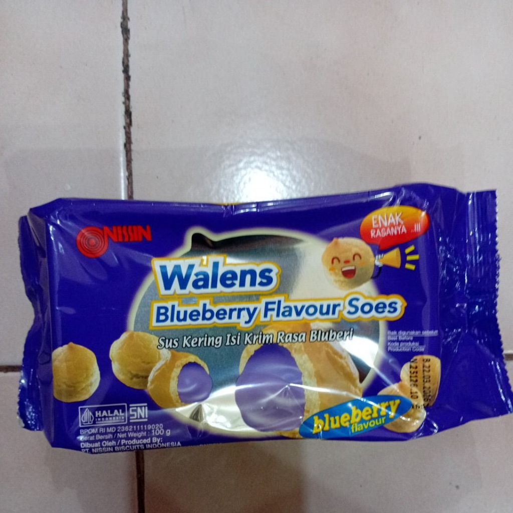 

Walens Bluberry Flavour Soes 100gr 1 Bungkus