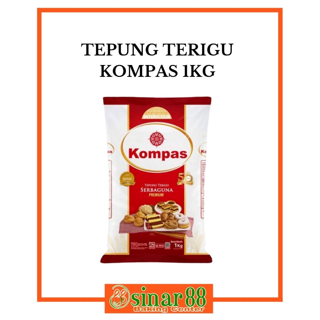 

Tepung Terigu Kompas 1kg