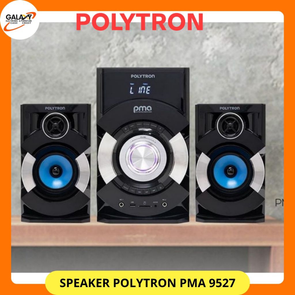 POLYTRON Speaker Polytron PMA 9527 Speaker Aktif Bluetooth Radio Karaoke