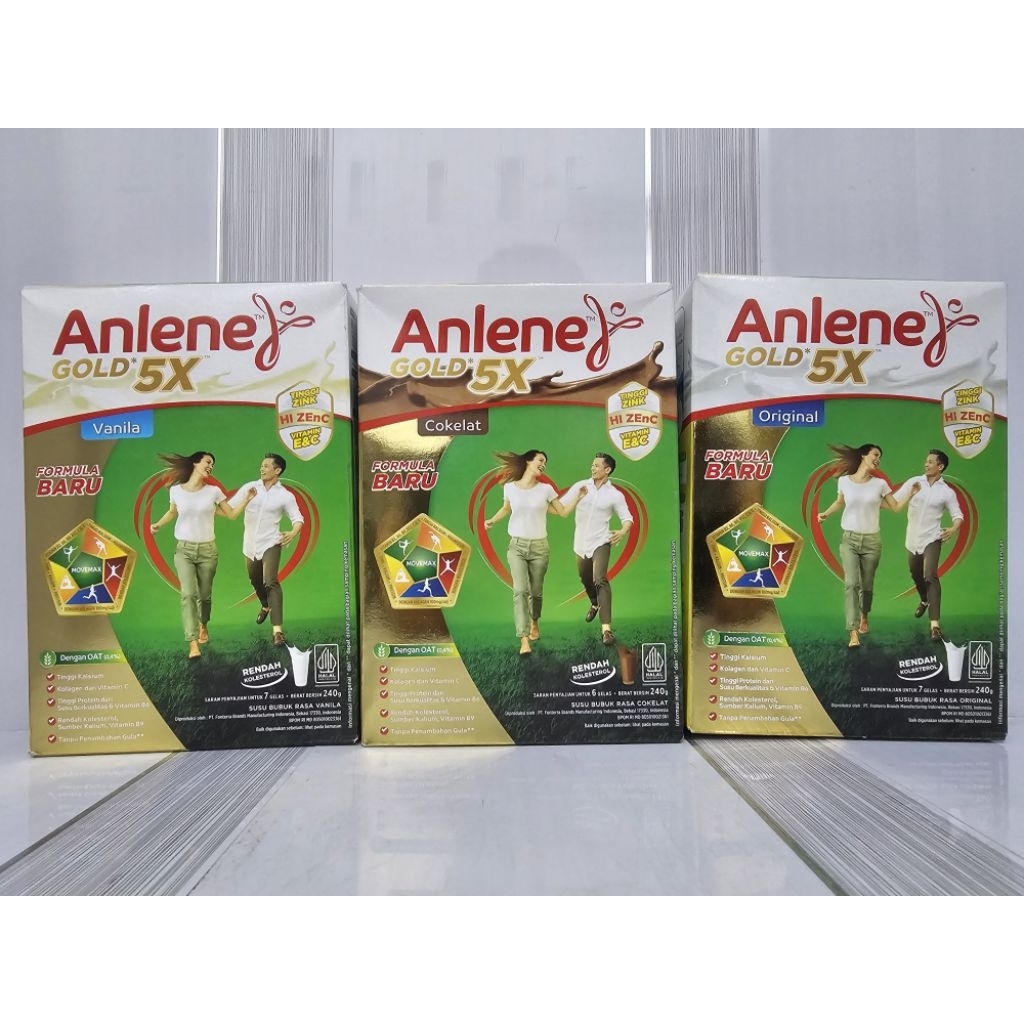 

Anlene Gold 5X Susu Bubuk 240g