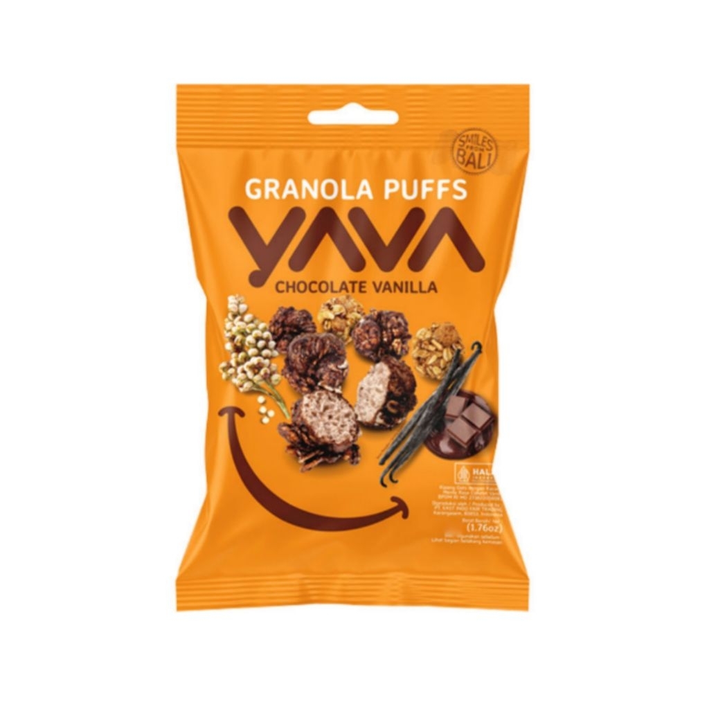 

Yava Granola Puffs Cokelat Vanila 35 g
