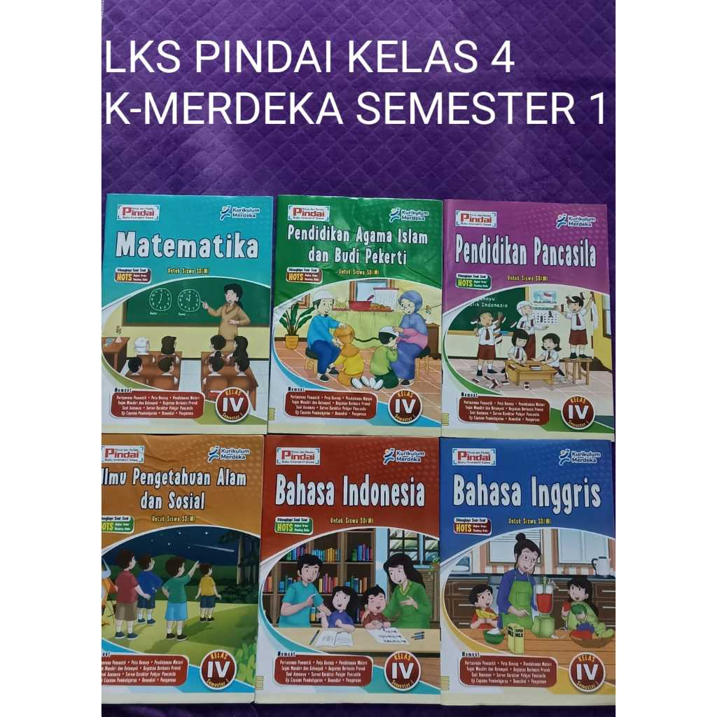 LKS PINDAI KELAS 4 SD (SEMESTER 1) (K-MERDEKA) (LKS )