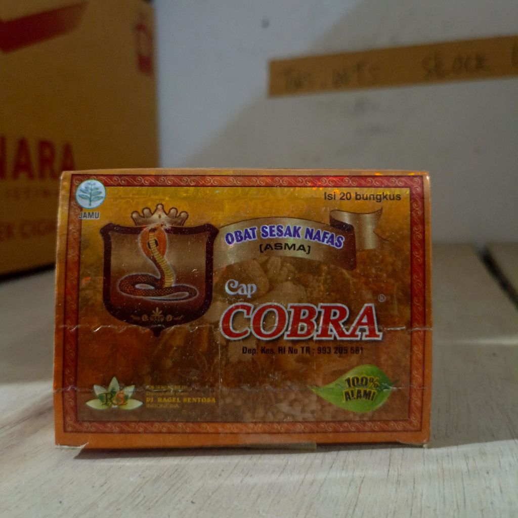 jamu sesak nafas cobra isi 20/12 sachet