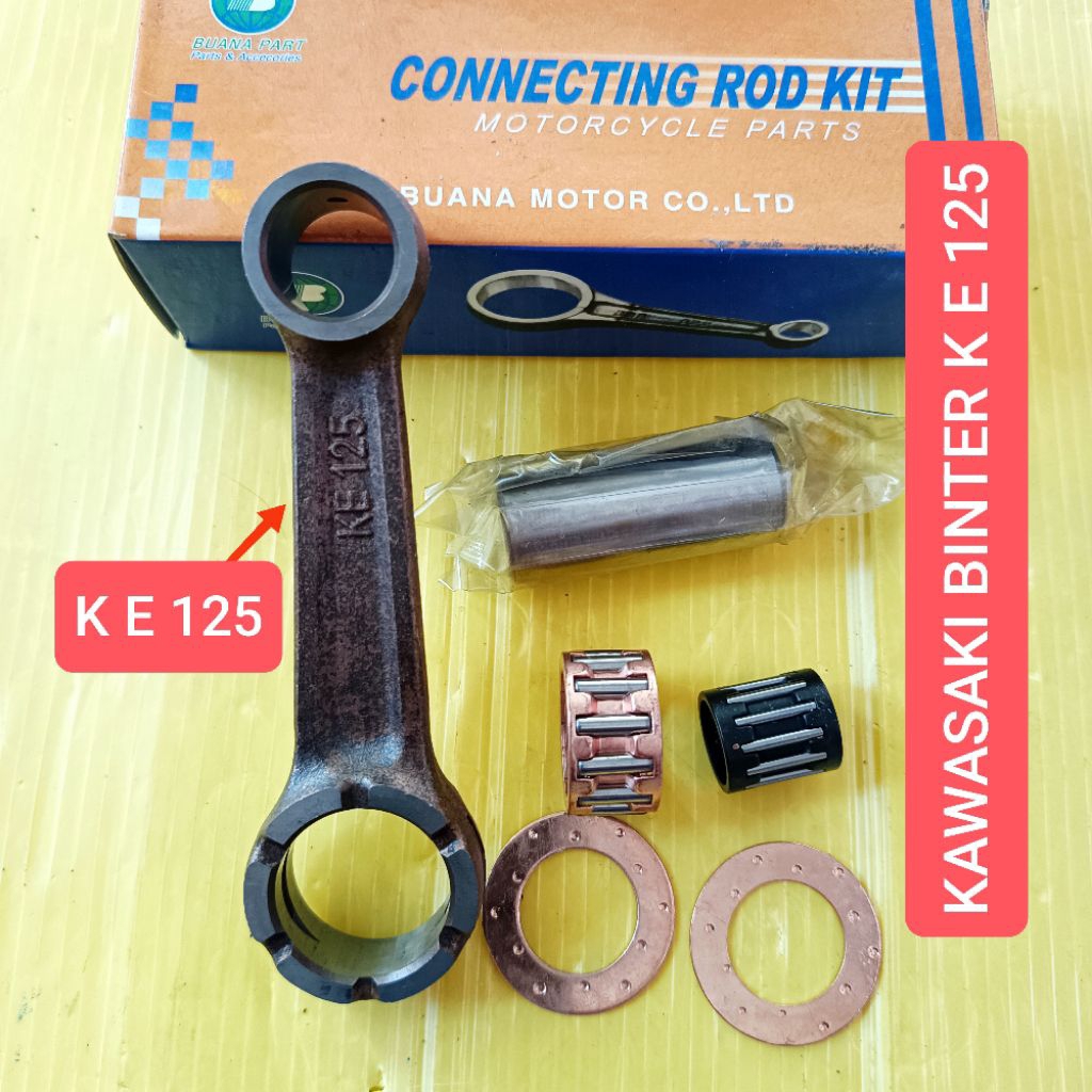 CONROD STANG SEHER PISTON  KAWASAKI BINTER   KE 125  KE125