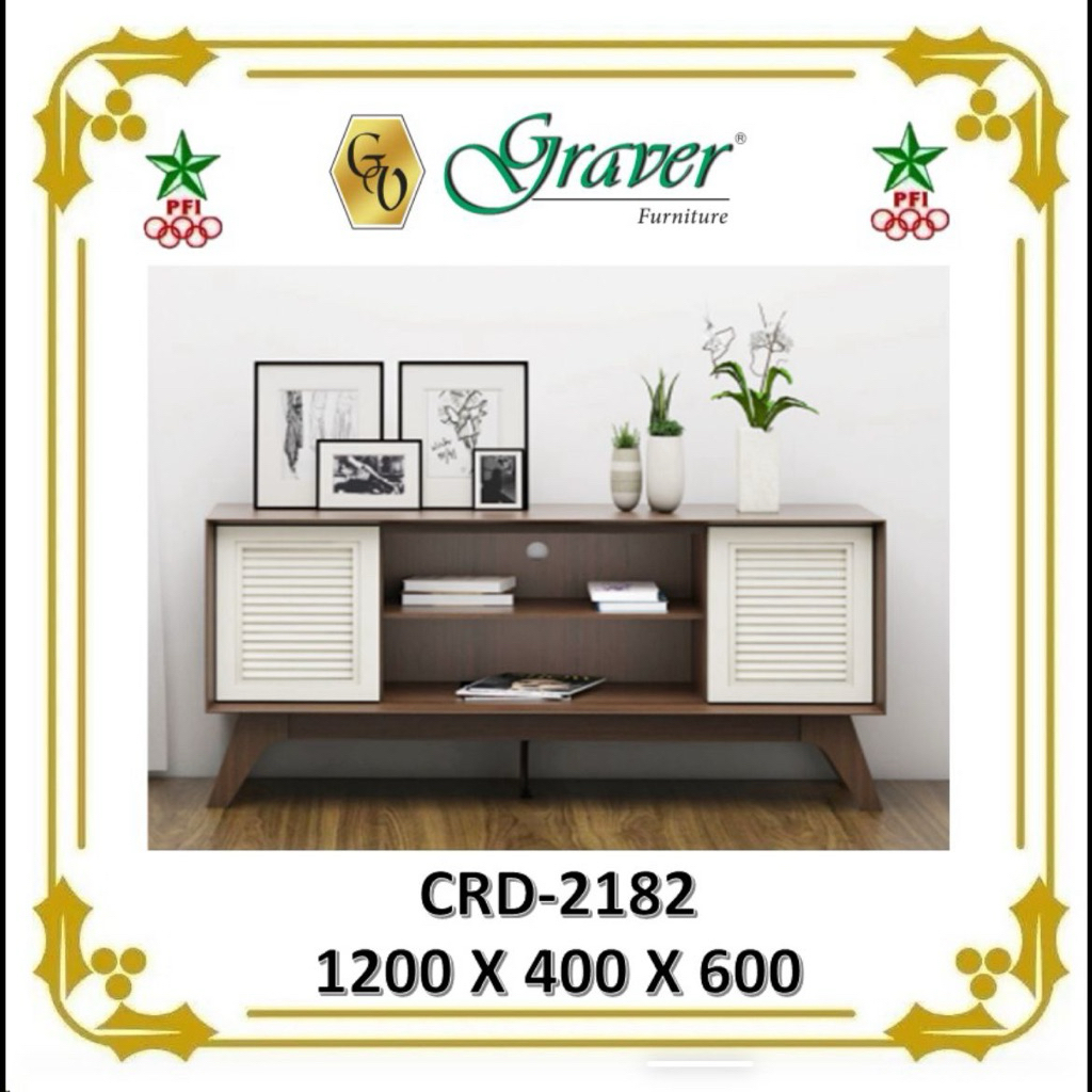 GRAVER MEJA TV CRD2182