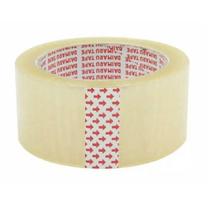 

Lakban Daimaru 2 Inch Bening / Coklat 48 mm x 90 Yard OPP | Isolasi Tape Slasiban Transparan/Coklat