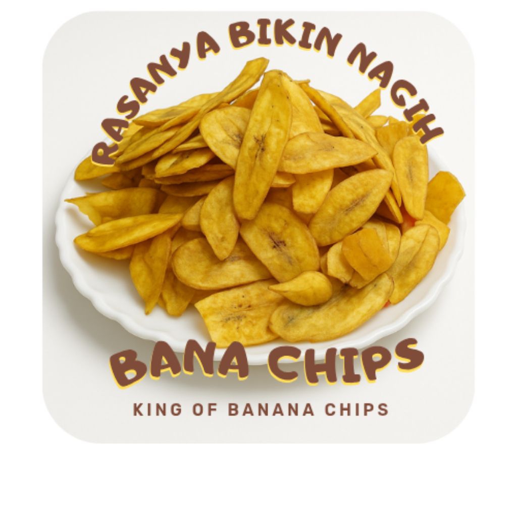 

Kripik Pisang Asin Manis BANACHIPS