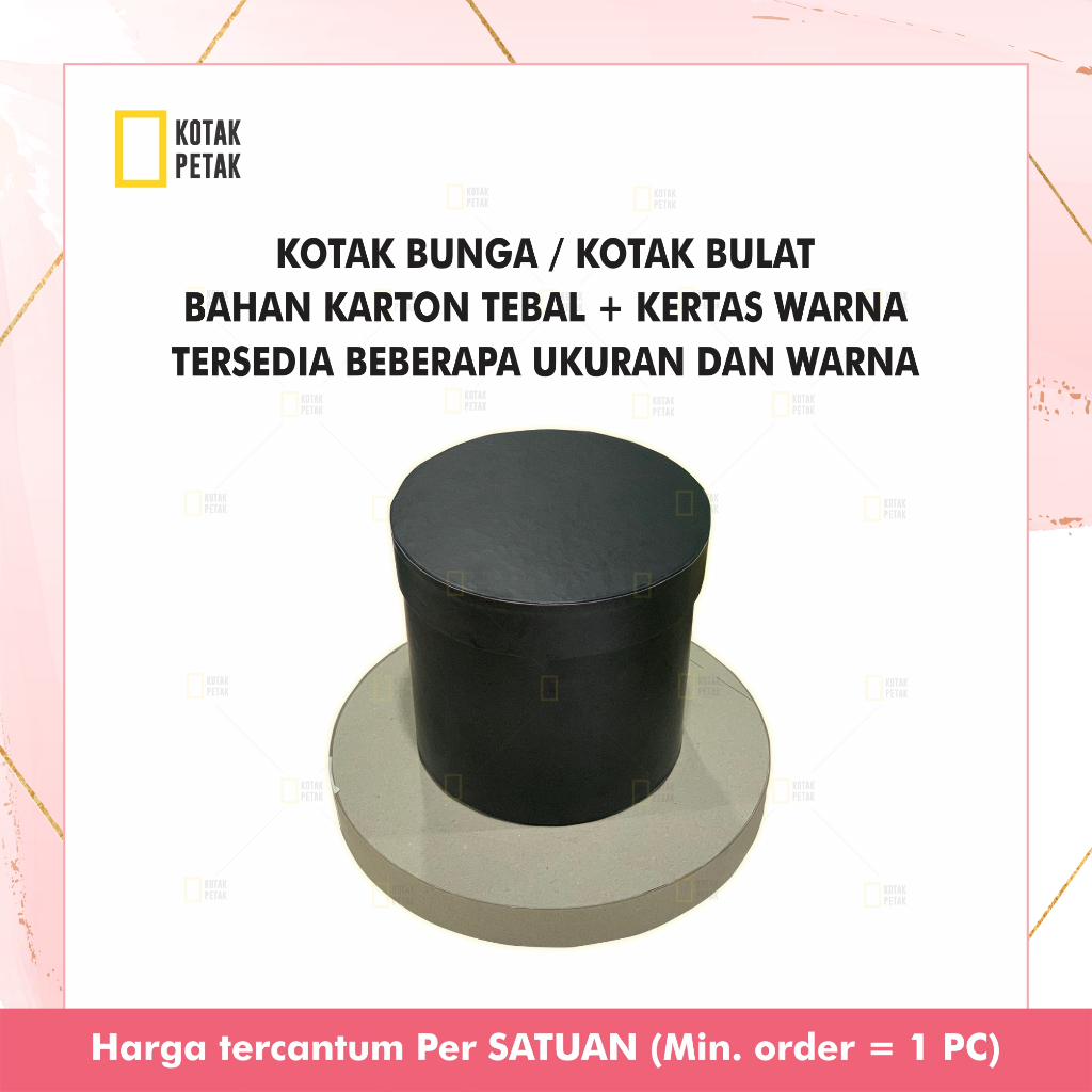 

kotak bulat / hardbox bulat / kotak bunga