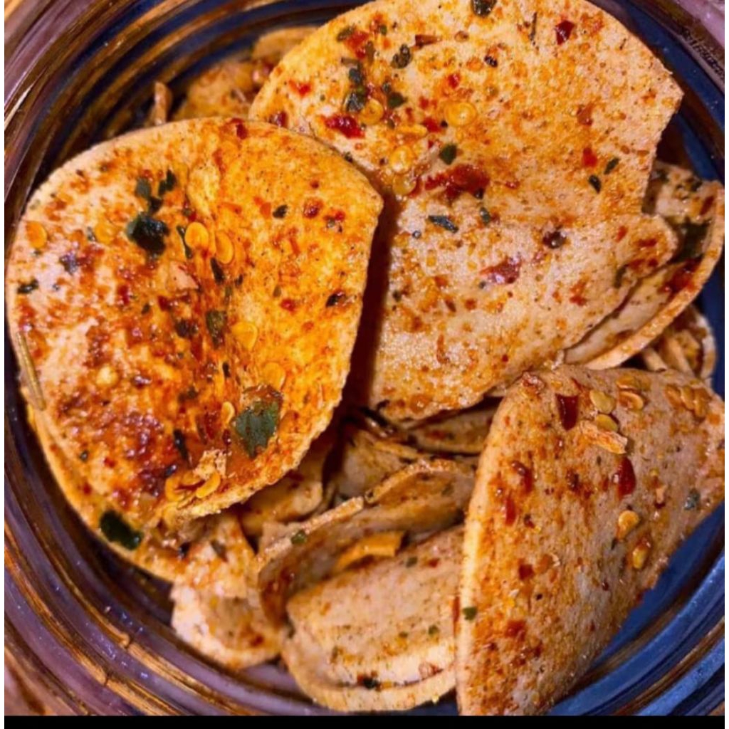 

Basreng koin/gepeng pedas dan original cikeruh daun jeruk/basreng 500gr- 1kg premium