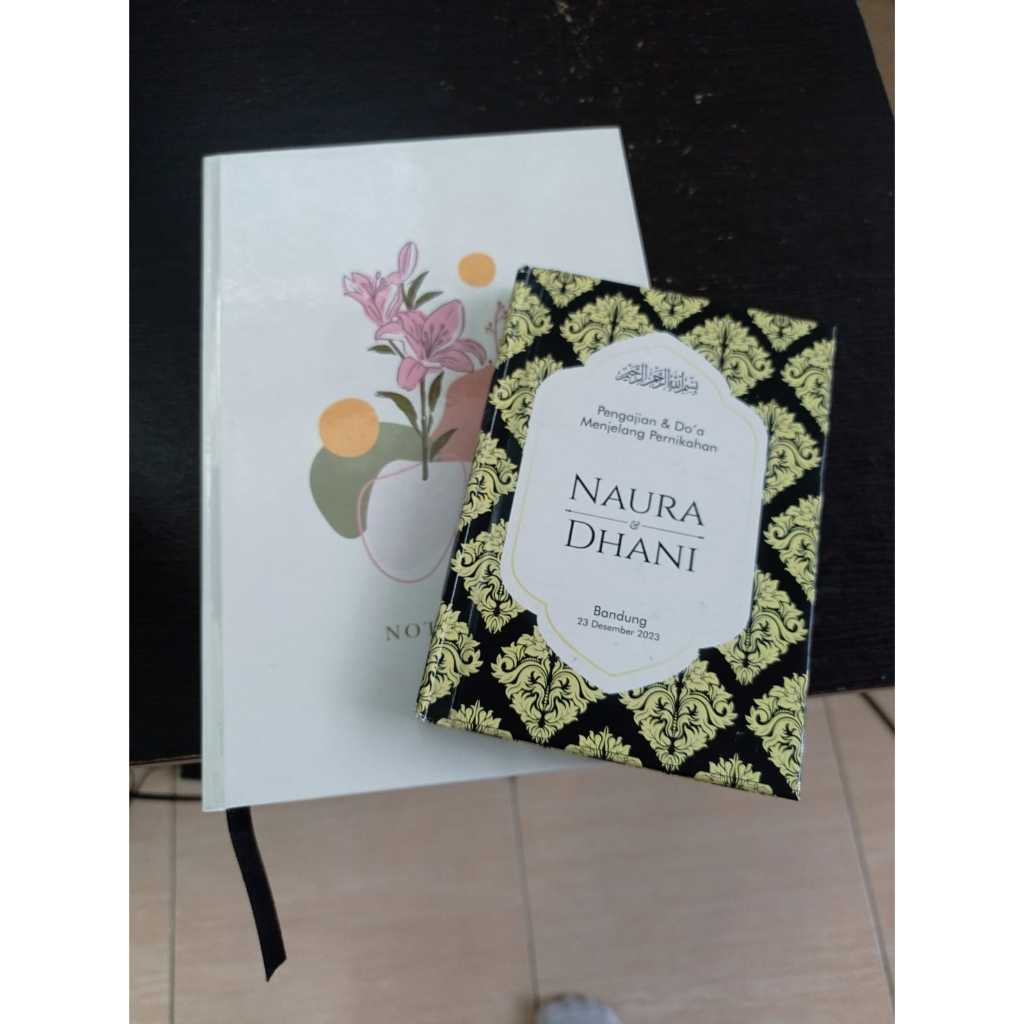 

Tambahan Hard Cover Buku pengajian Pernikahan Tasyakuran Kehamilan