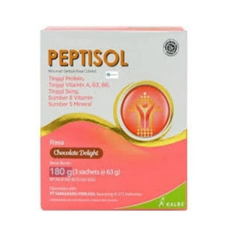 

Peptisol Vanila/Coklat180 Gr Nutrisi Tinggi Protein
