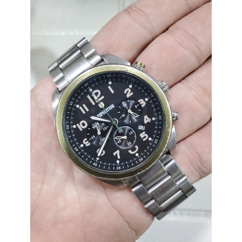 Jam Expedition E6653M Military Original Pria Preloved
