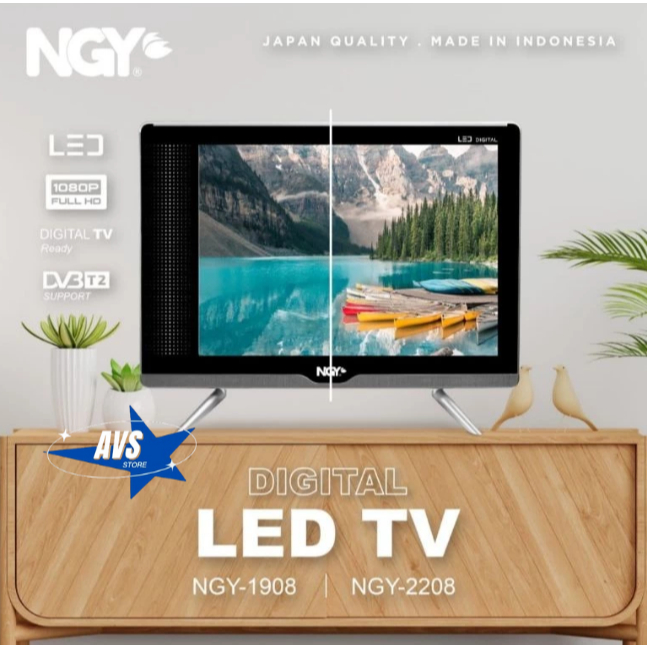 NAGOYA DIGITAL LED TV 19 INCH NGY 1908