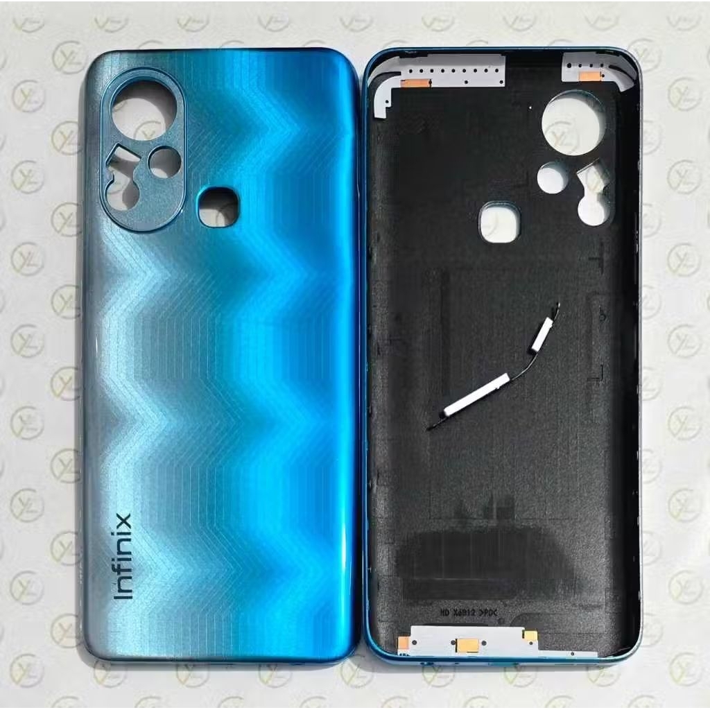 BackDoor Back Cover Casing Housing Kesing HP Tutup Belakang Infinix HOT 11s X6812 X6812B + Tombol