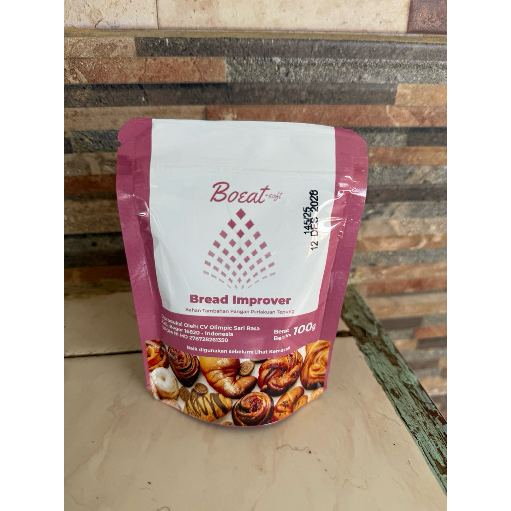 

Pelembut Roti - Bread Improver Boeat Soft 100 Gram