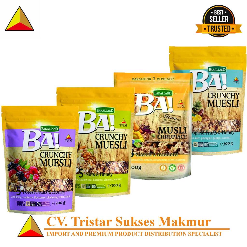 Bakalland BA CRUNCH MUESLI 5 300 gr