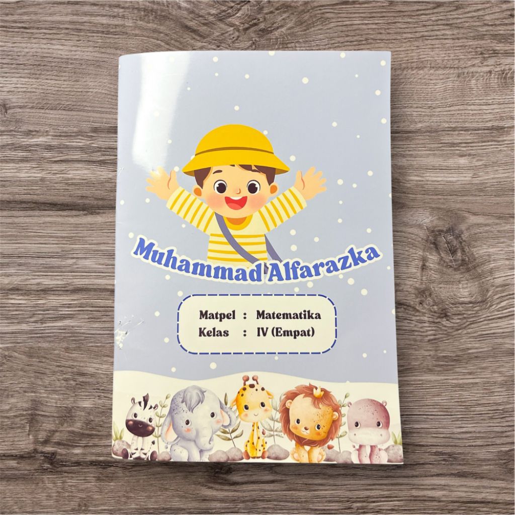 

BUKU TULIS ANAK CUSTOM TEMA HEWAN 30 LEMBAR