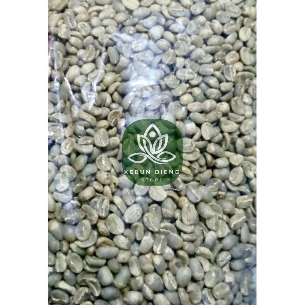 

green bean kopi arabika dieng ( semi wash process ) 1kg