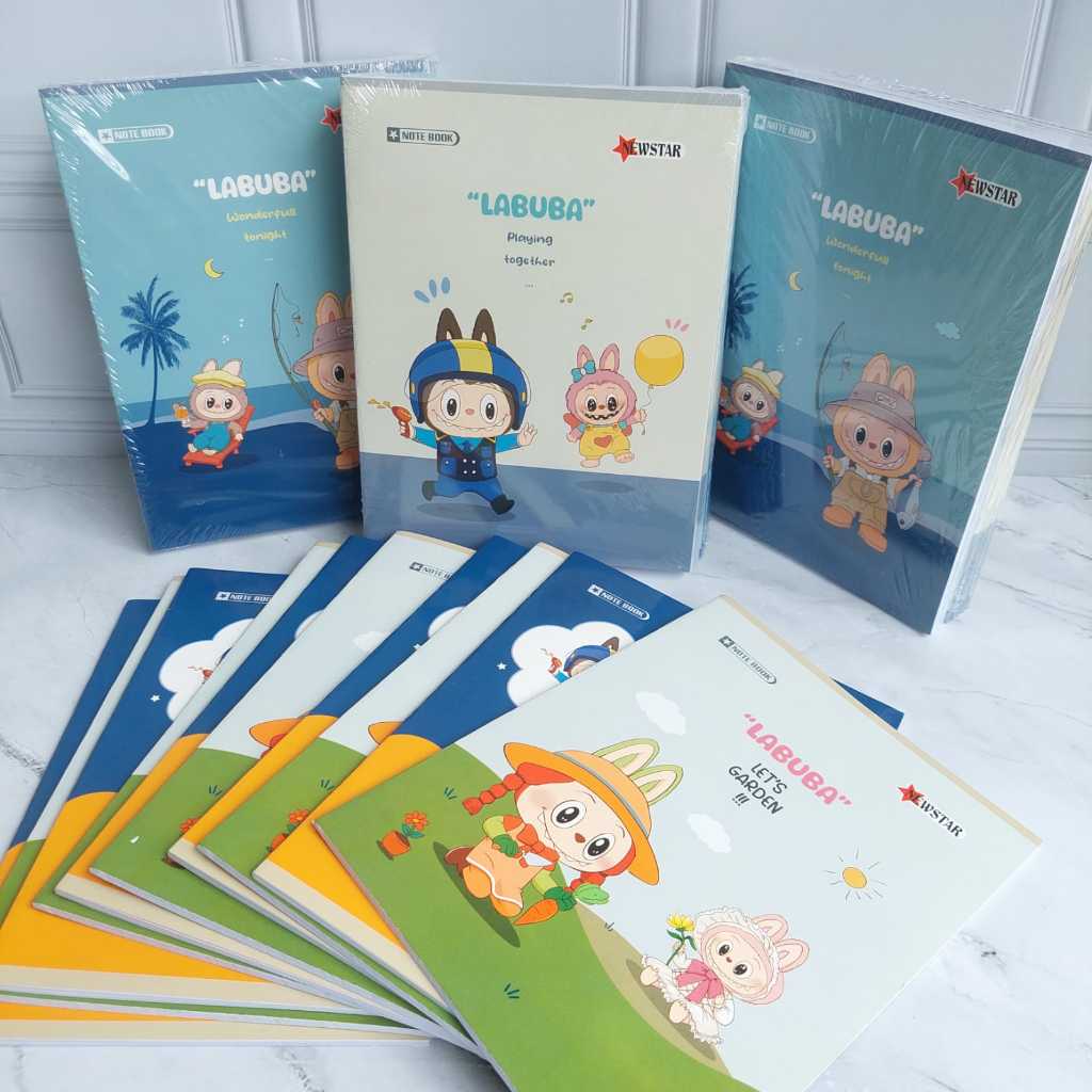 

Buku Tulis New Star isi 38 Lembar Karakter LABUBU & SANRIO