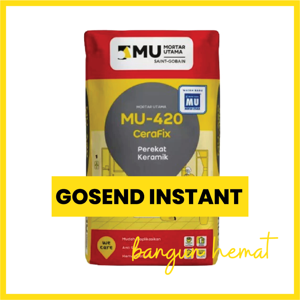 MU420 Mortar Utama – Semen Perekat Keramik & Granit Dinding dan Lantai