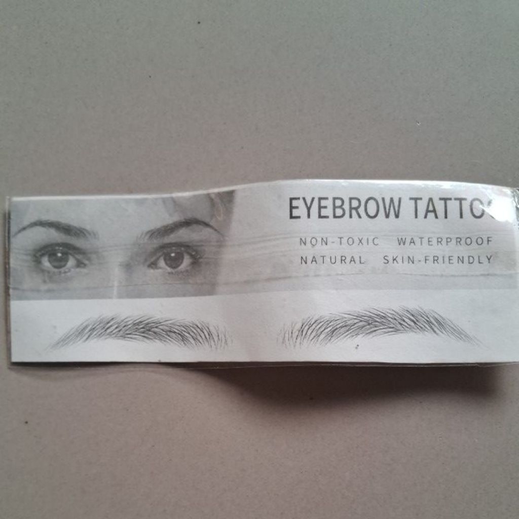 (SATU PASANG)TATO ALIS TEMPORER/TATO ALIS TERLARIS/STIKER ALIS