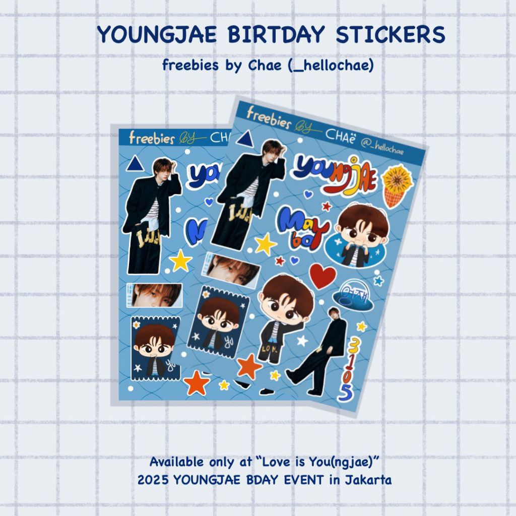 

Stiker Youngjae Birthday