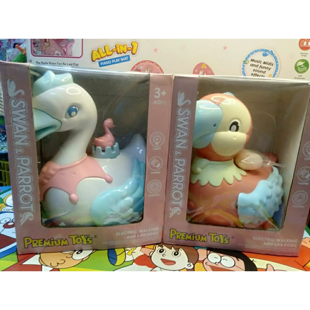 MAINAN ANAK VIRAL DAN TERBARU ANGSA BERTELUR DAN PARROT BERTELUR