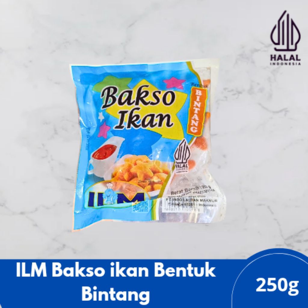 

ILM BAKSO IKAN BENTUK BINTANG 250G