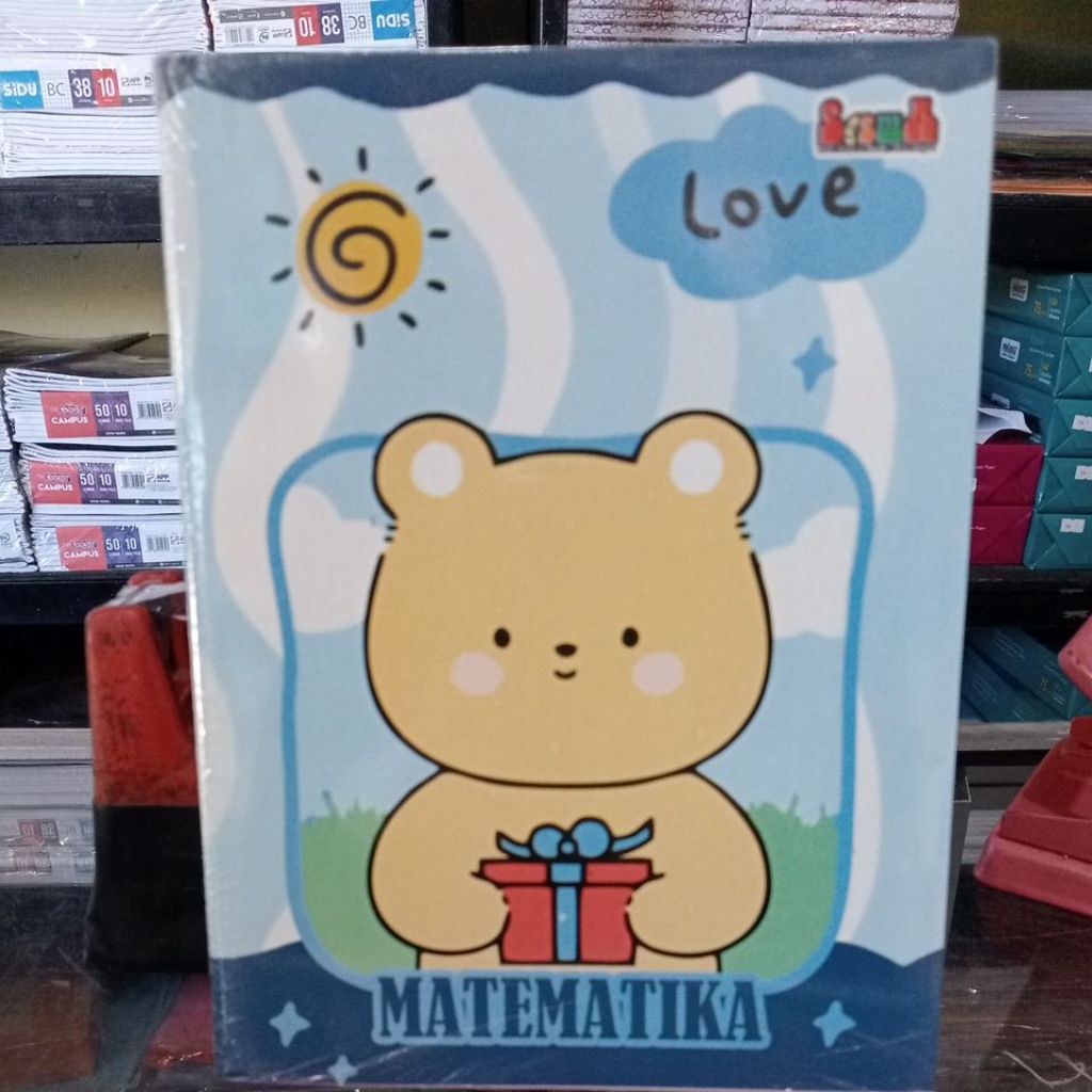

(1 PACK ISI 5) Buku Tulis Petak Matematika isi 100 ada hecter tengah ( polos/tidak berwarna)