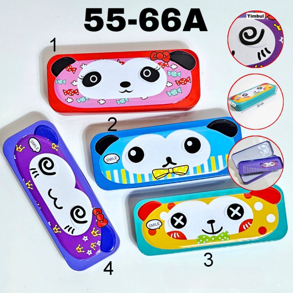

SOS Kotak Pensil Kaleng 2 susun Timbul 8x20 / Tempat Pensil / Pensil Case/Tepak