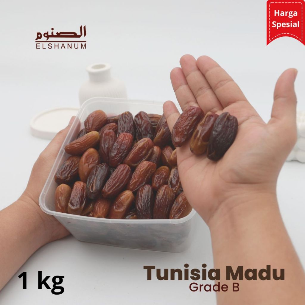 

KURMA TUNISIA NON TANGKAI KERING 1KG / KURMA TUNISIA / KURMA TUNIS / TUNIS NON TANGKAI GRADE B
