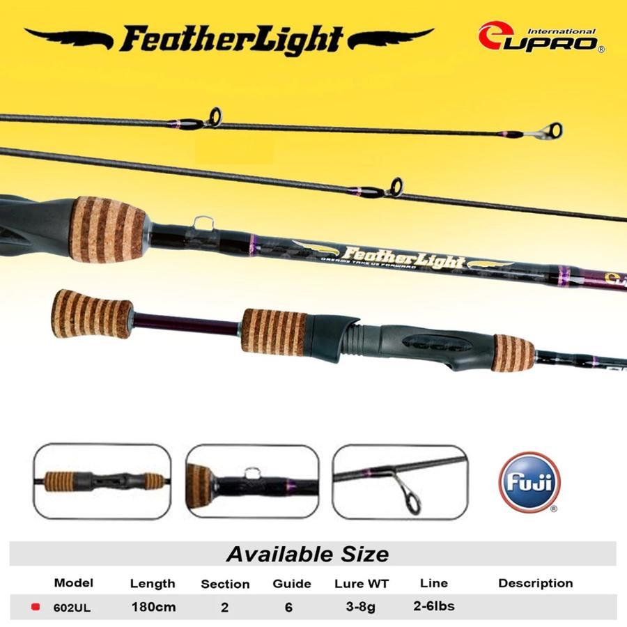 FEATHER LIGHT Joran Spinning Ultralight EUPRO FHS602UL