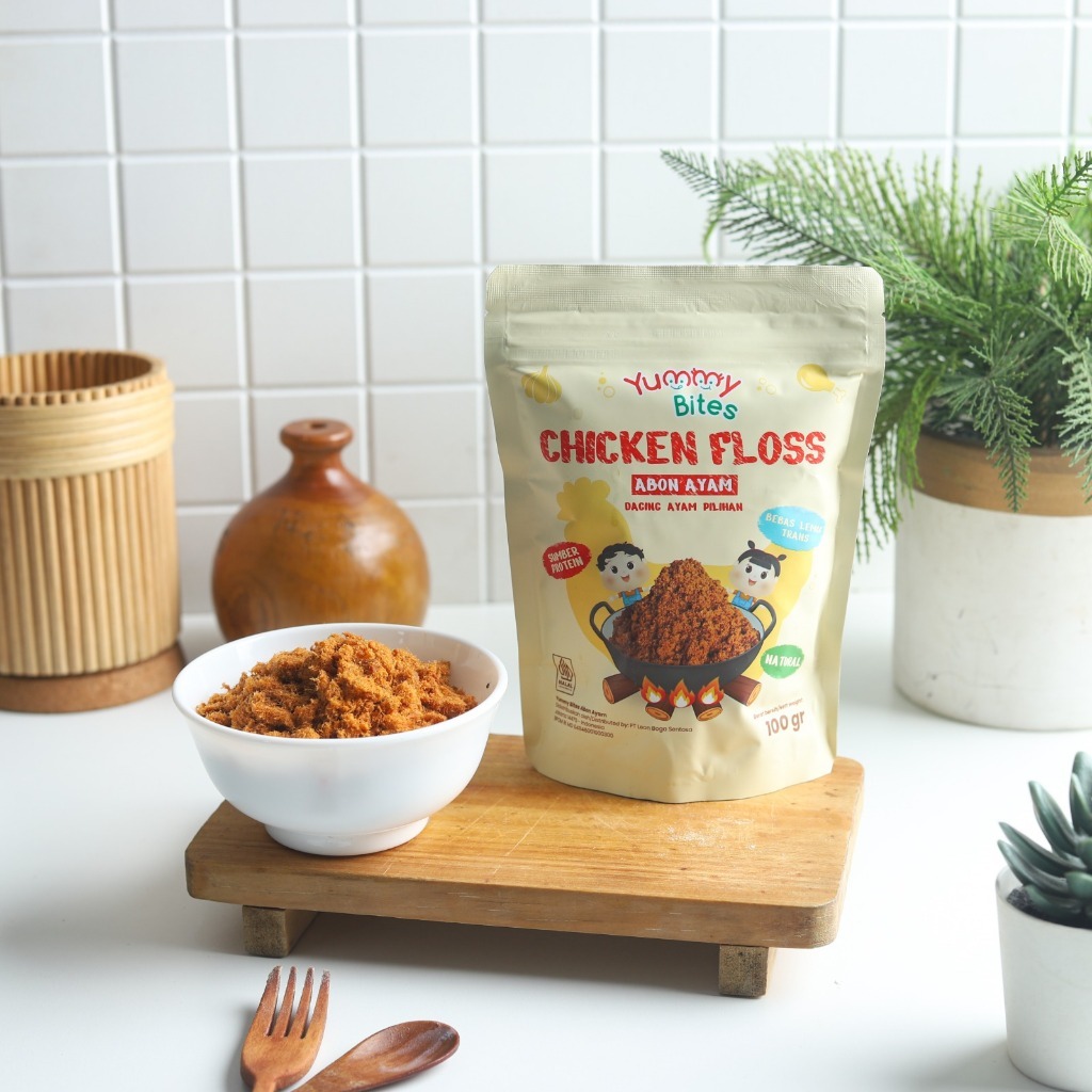 

Yummy Bites Chicken Floss 100 gr - Abon Ayam Pilihan - MPASI BABY - Sumber Protein