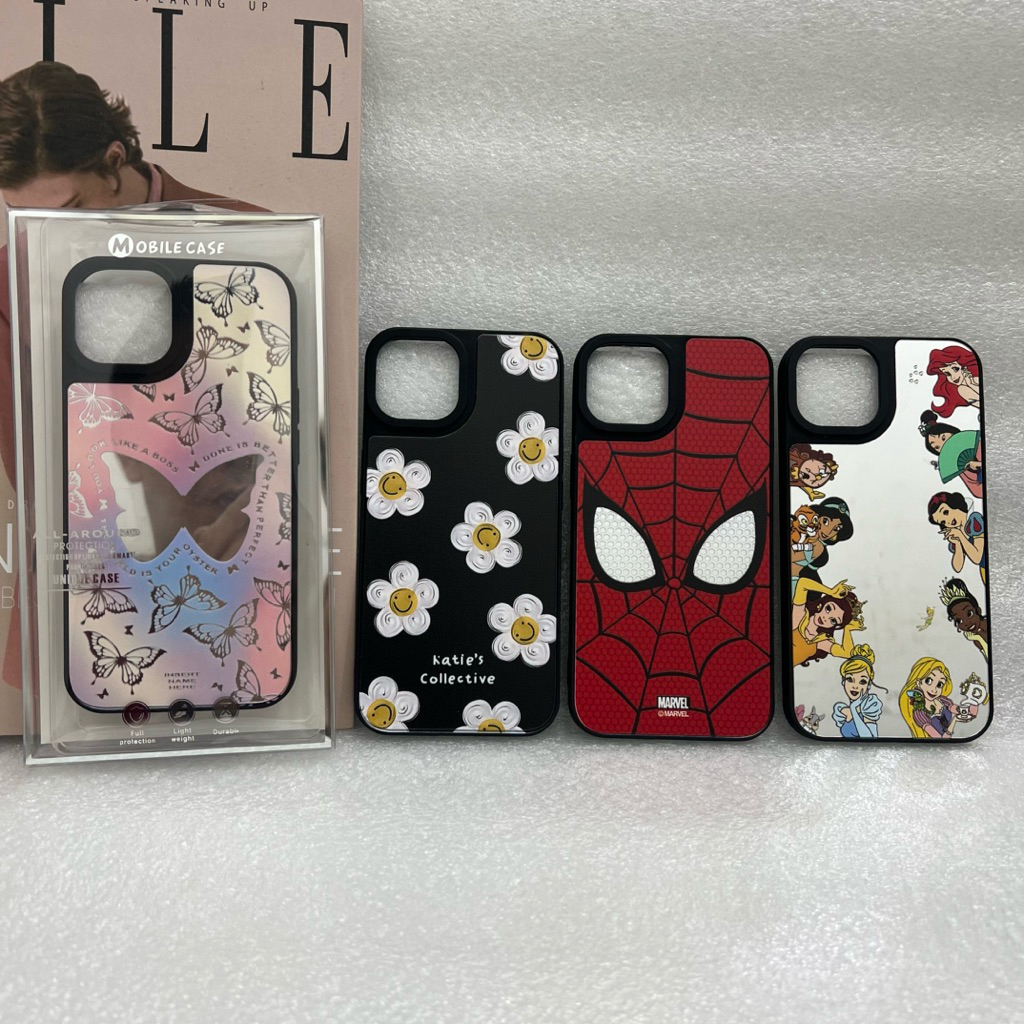 CASE IPHONE 13 14 GAMBAR SPIDER PRINCES BUNGA KUPU IRON SNAKE PACKING MIKA