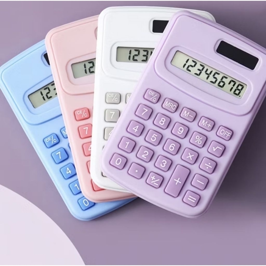 

Kalkulator Mini Asthetic Untuk Sekolah Kalkulator Mini Saku Lucu 8 Digit