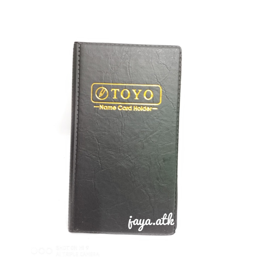 

BUKU KARTU NAMA ISI 36 DOMPET TEMPAT PENYIMPANAN NAME CARD HOLDER 3 SUSUN TOYO NC-3S