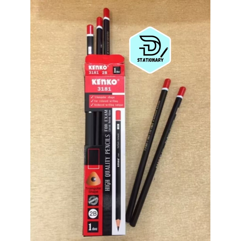 

Pensil 2B KENKO 3181 / PENSIL SEKOLAH / PENSIL UJIAN