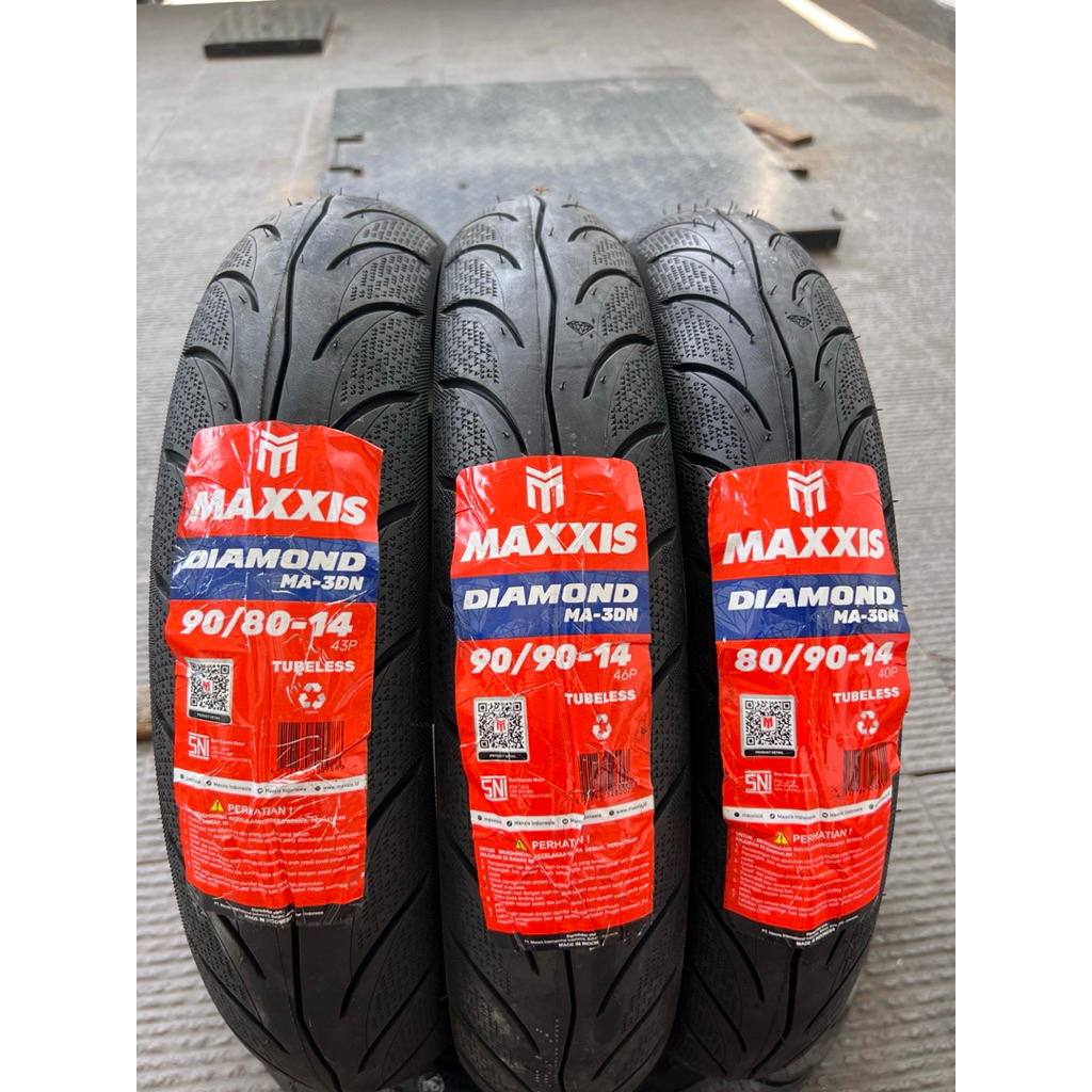 BAN LUAR TUBLES MAXXIS RING 14 Ukuran 70/90 80/90 90/90
