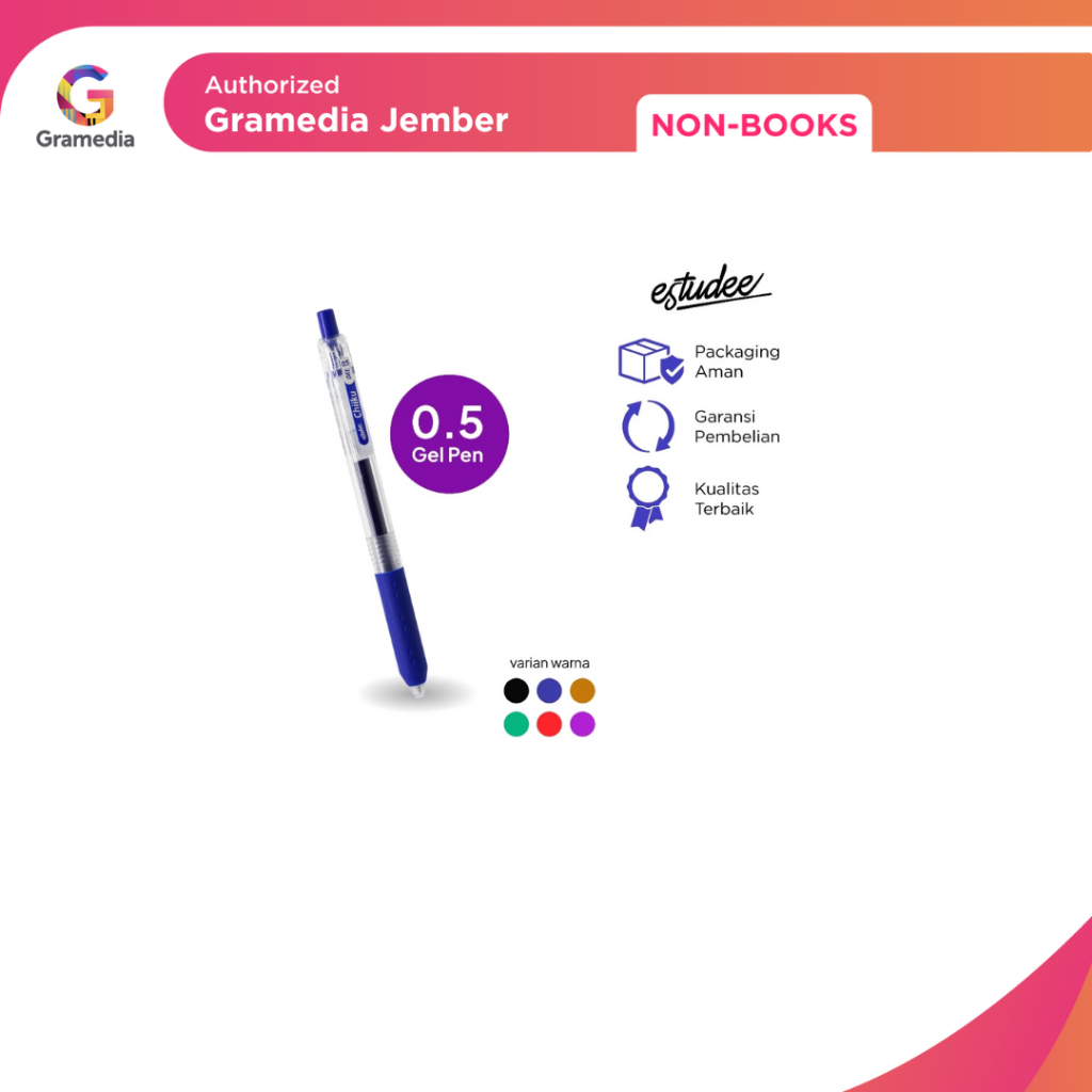 

Estudee Chiiku Gelpen 0.5 Blue Egp-26 - Gramedia Jember