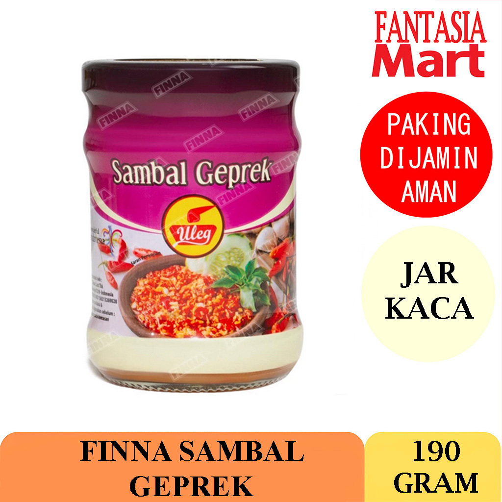 

FINNA SAMBAL ULEG GEPREK JAR FANTASIA DENGAN PAKING AMAN
