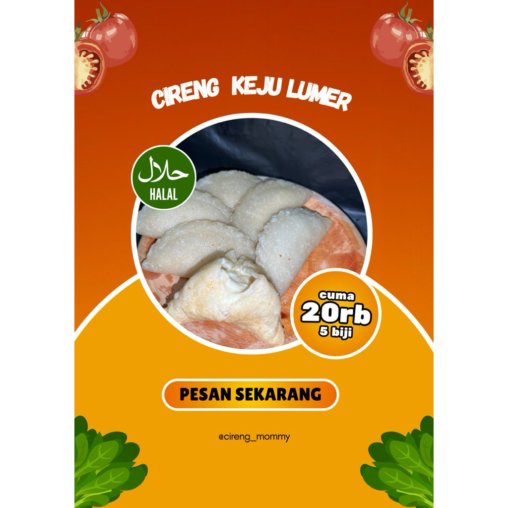 

cireng keju lumer isi 5 pcs frozen food