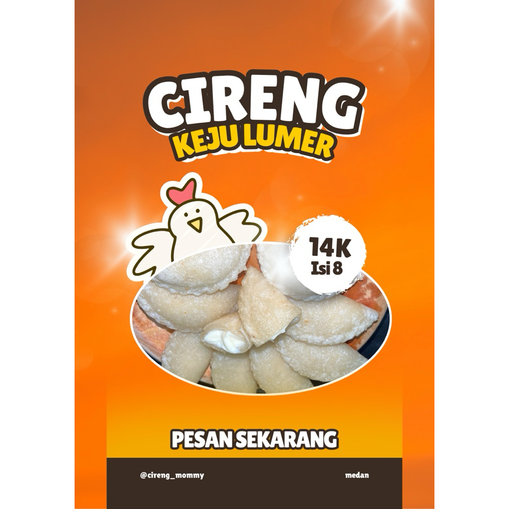 

cireng keju lumer isi 8 pcs frozen food