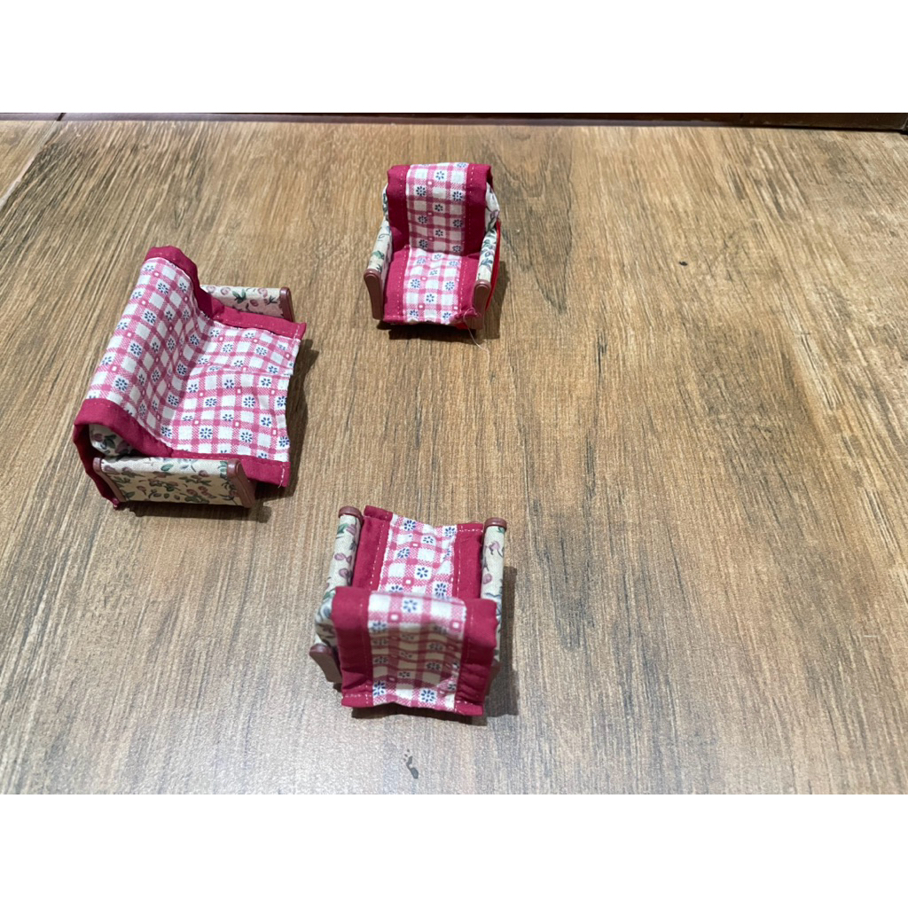 SYLVANIAN FAMILIES SOFA LIVING ROOM VINTAGE JAPAN RARE PRELOVED