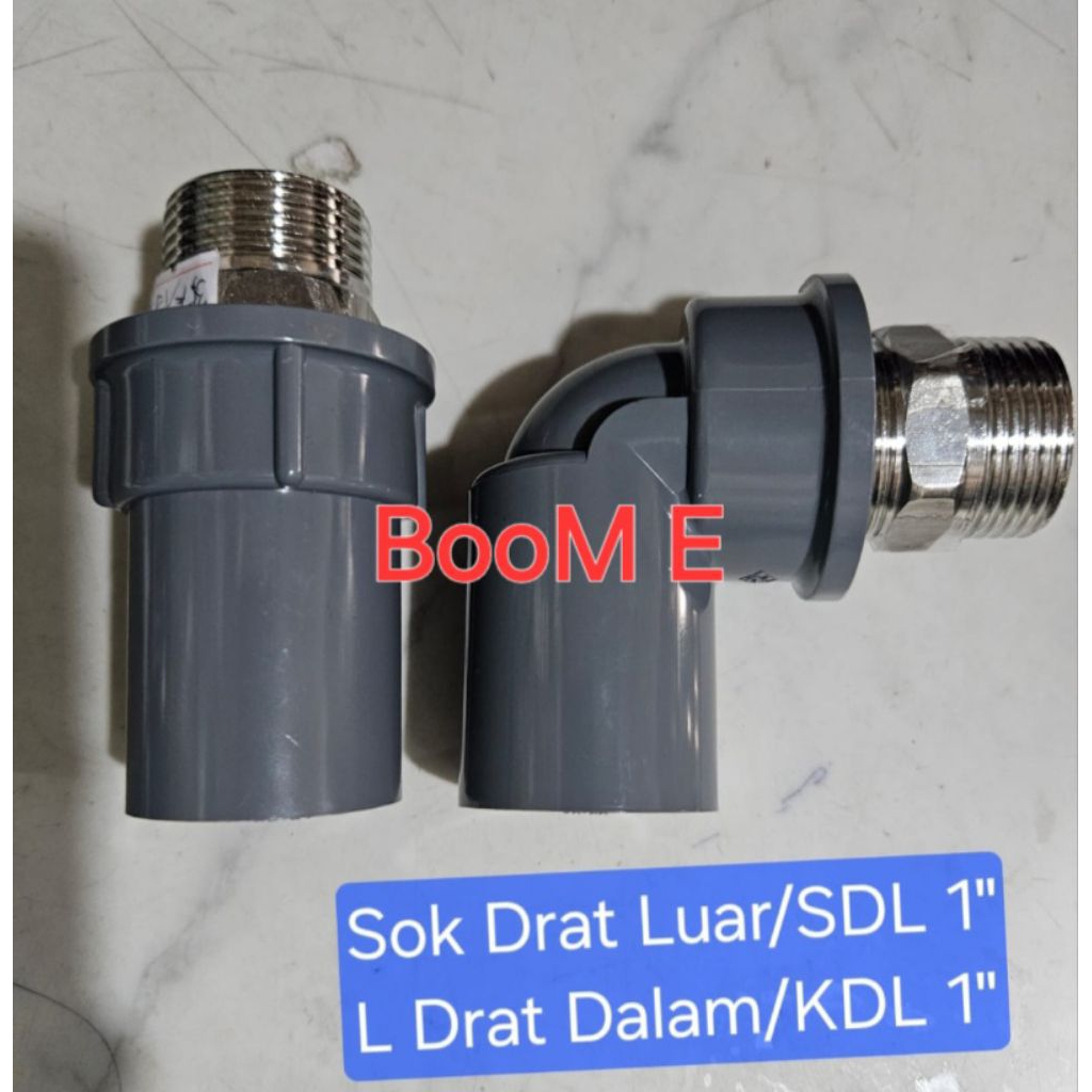 Sock Drat Luar SDL//Knee L Drat Luar KDL 1" Sesuai Gambar(Harga Perpcs)