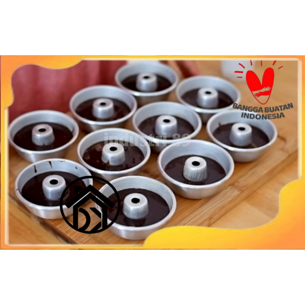 loyang pulde mini isi 12 pcs/loyang donat mini/loyang bolu mini ukuran/loyang tulban mini / 6/7/8/9/