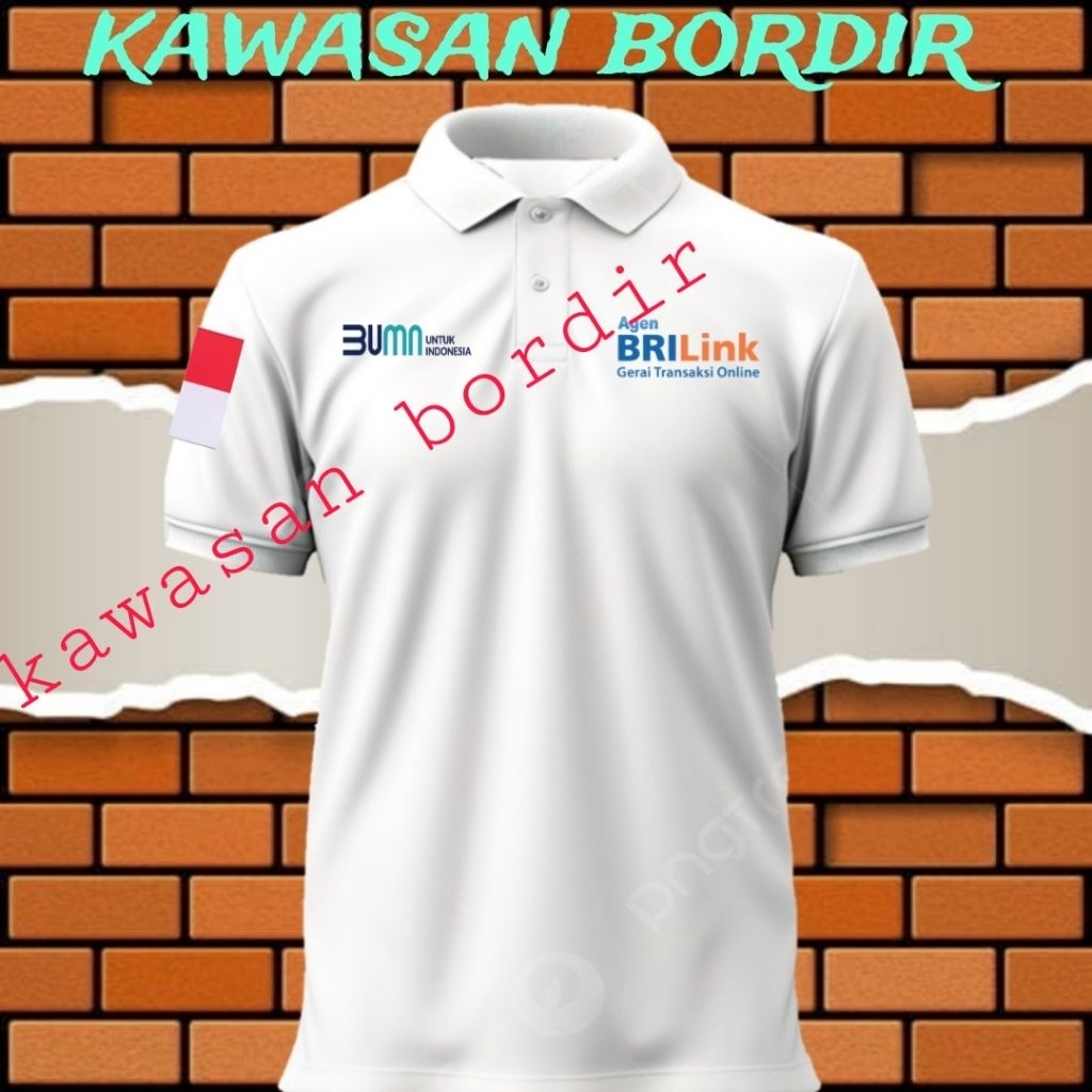 Terbaru polo shirt agen brilink seragam agen brilink baju agen brilink kaos agen brilink seragam BUM