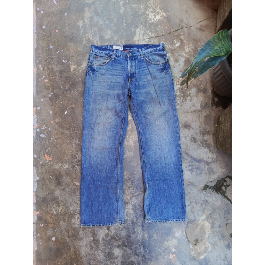 jeans denim second bale t0mmy h1lf1ger long pants bekas bale y2k bekas celana branded seken bale bra
