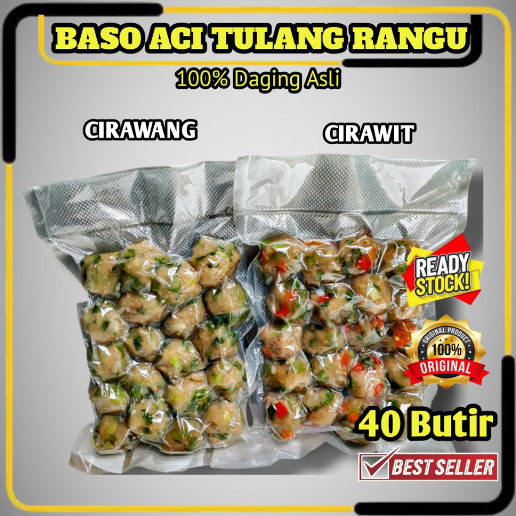 

CIRAWANG / CIRAWIT Pedas Gurih ( Baso Aci Tulang Rangu ) TERLARIS TERMURAH