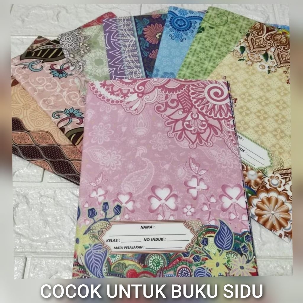 

Sampul Buku Motif Batik ukuran Kwarto Full Color ( 20 lembar) - Sampul Buku Sekolah Warna Bergambar